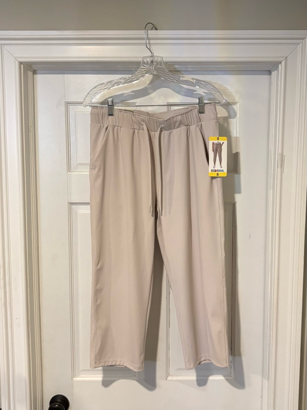 32 Degrees Cool Women's Drawstring Capris - Taupe